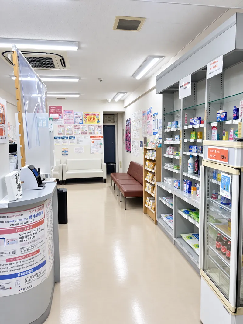 すみれ薬局 和泉店の受付・待合スペース